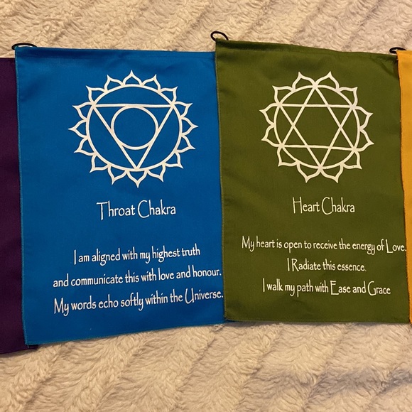 Hands of Tibet Brand Chakra Flag - Picture 2 of 4